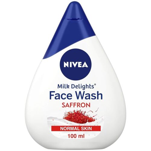 NIVEA Face Wash, Milk Delights Precious Saffron (Normal Skin), 100ml - Picture 1 of 4