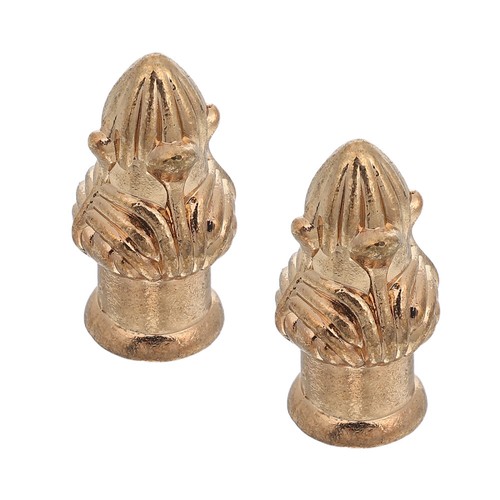 2 Pcs Horn Frame Decorative Head Light Fixture Caps Lamp Accessories and Parts - Picture 2 of 12