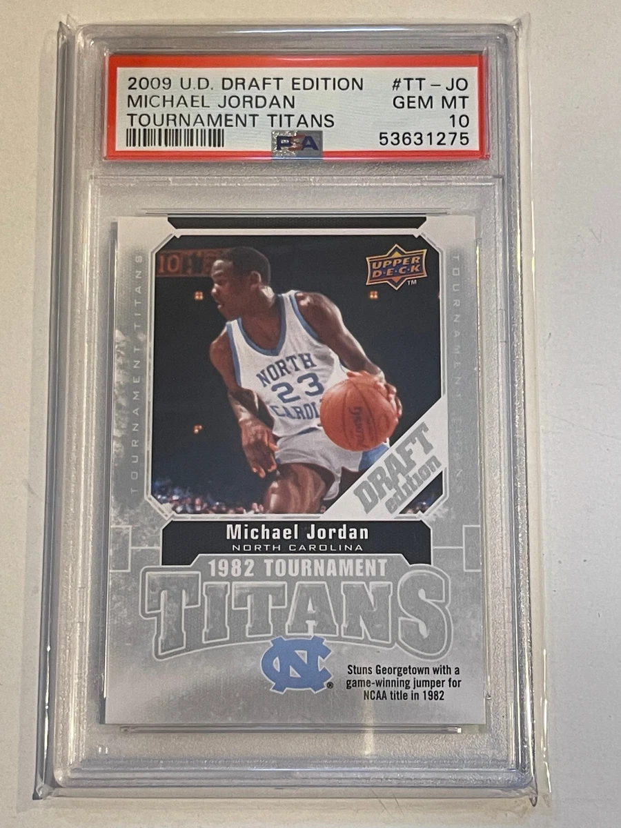 Michael Jordan 2009-10 Upper Deck Draft Edition Tournament Titans #TTJO  (PSA 10)