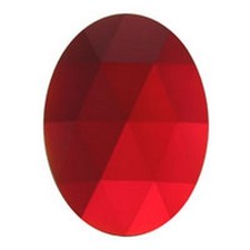 Stained Glass Supplies - Jewels -JEWEL-40x30mm-RED 3310