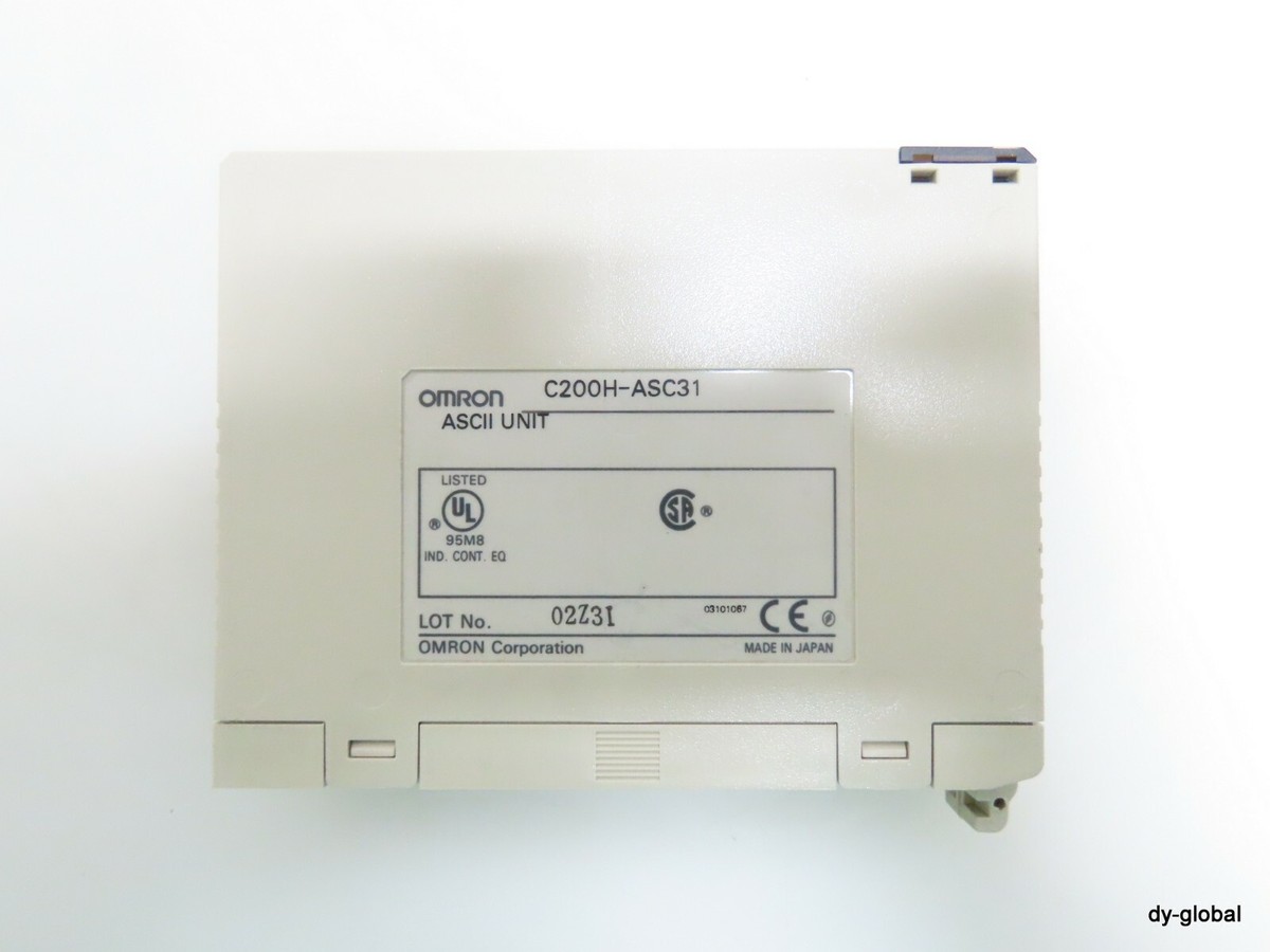 OMRON Used C200H-ASC31 ASCII UNIT PLC-I-1186=7C32 | eBay