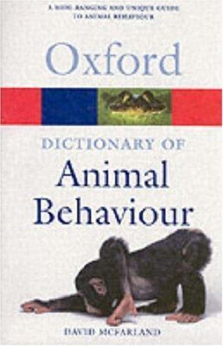 Dictionary of Animal Behaviour. McFarland 9780198607212 Fast Free Shipping** - Image 5