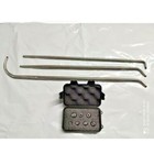 3 kinds of dent rod set with 7 balls for Saxophone neck & small bore instruments