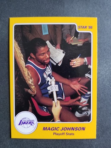 1986 Star MAGIC JOHNSON card # 4 [C1] | eBay