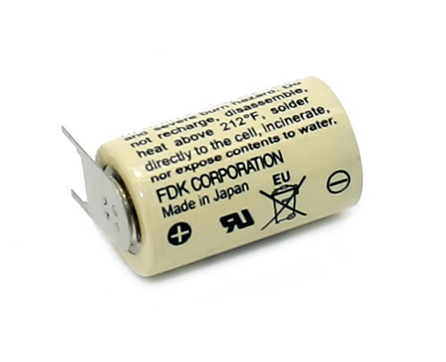 2 szt. FDK Sanyo CR14250SE 1/2AA 3V PLC CNC chip data zapasowy zasilacz akumulator - Zdjęcie 4 z 8