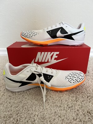 レギュラー100 Nike Zoom Rival XC 6 White/ Orange Track Shoes Spikes DX7999-100
