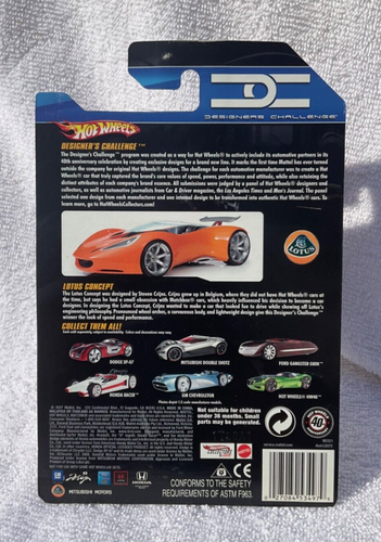2007 Hot Wheels Designer's Challenge Lotus Concept Designer's Lot of 2 - Picture 7 of 7
