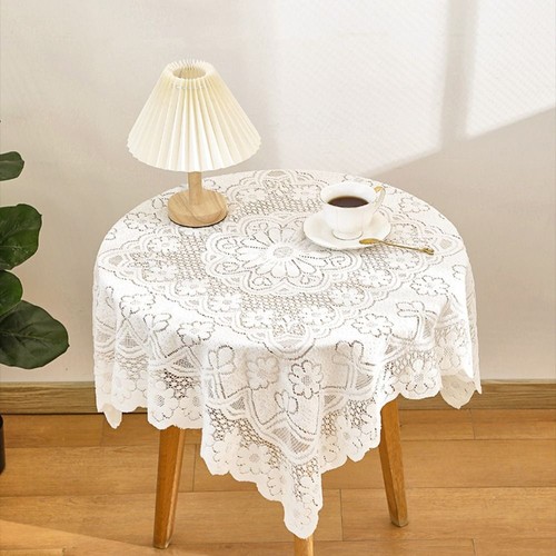Solid Color Dinning Tables Cover Square Tea Table Cloth Tablecloth Home Decor - Picture 7 of 11