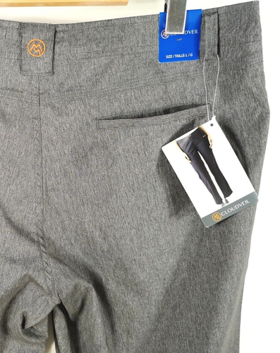 New Cloudveil Women's Travel Pants Size XL Gra Roll Up Leg Stretch Blend NWT - Picture 8 of 13