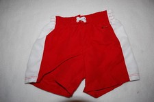 Baby Boys RED  WHITE SWIM TRUNKS Lined OCEAN PACIFIC Size 3-6 6-9 12 18 24 MO