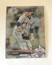 P.J. Conlon 2017 Bowman Chrome Prospects #BCP11 NY Mets