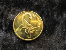 Sin City Video token coin Scorpio "scorpion" Zodiac (138)