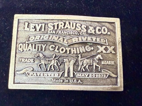 Levi's Strauss & Co Original Riveted Clothing Bergamot Vintage 1976 Belt Buckle - Picture 14 of 18