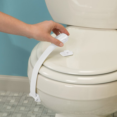 Safety 1st Pack Easy Grip Toilet Lock One Handed for Quick