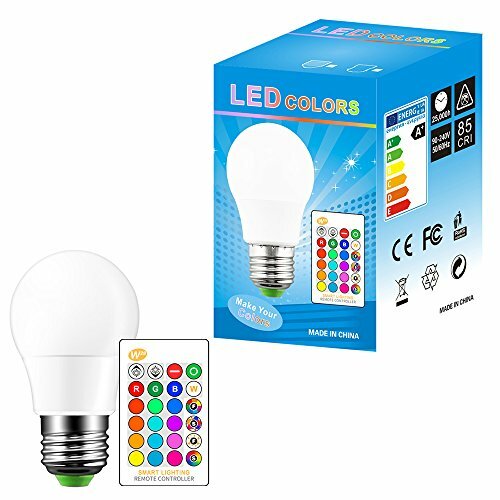 RGB Bulb B22 E27 Led Light 16 Colour Changing Remote Control Bayonet Screw Lamp - Picture 5 of 11