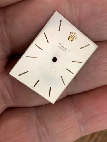 Authentic Vintage Rolex Cellini Rectangular Dial -19.5mm x 25.5mm - Picture 2 of 4