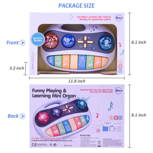Kids Musical Keyboard Piano Toy Early Educational Instrument Toys Birthday Gift - Picture 5 of 9
