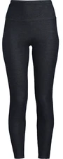 No Boundaries NOBO Ankle Leggings Large 12-14 Denim High Rise Dark Wash LARGE