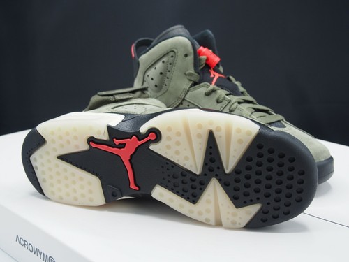 Nike Air Jordan VI 6 Retro SP "Travis Scott" CN1085-200 GS size 4Y - Picture 9 of 11