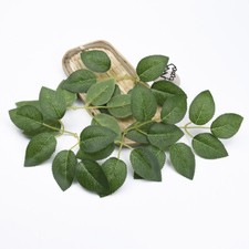 10Pc Artificial Green Leaves Rose Flower Leaves Floral Bouquet Wreath Decoration