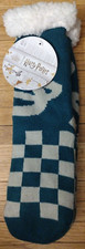 NWT Harry Potter SLYTHERIN Sherpa Lined Cabin Socks Non Slip Warm Mens/ Womens
