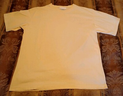 Northern Reflections Women's M Cotton T Shirt Made In Canada Soft Yellow