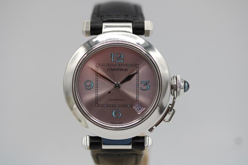 Cartier Pasha C Date W3108199 – Limited Edition with Pink Blue Dial | Automatic
