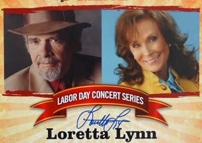 LORETTA LYNN with Merle Haggard SIGNED AUTOGRAPH on Concert Poster -  PSA/DNA COA | eBay