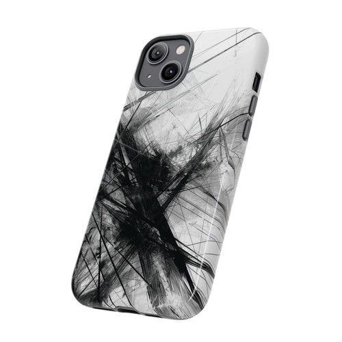 For iPhone / Galaxy / Pixel | Phone-Ink Case - Abstract Void Black Chaos - 第 47/173 張圖片