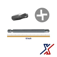 # 6 Torq Driver Bit, 6" Long by X1Tools (1 Bit - 100 Bits)