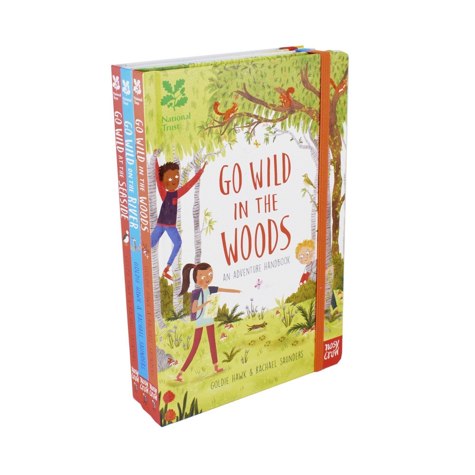 National Trust Go Wild 3 Books Children By Goldie Hawk - Ages 8-11 - Hardback