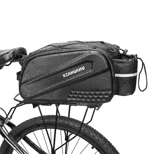 10L Bike Rear Rack Pack Panniers Hard Shell Bag Waterproof Bicycle Saddlebag AU - Picture 11 of 12