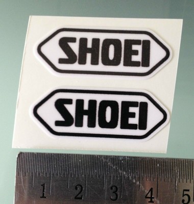 VISOR Aufkleber / Decals für SHOEI Helme (PAAR) (4CM x 1,5CM) 