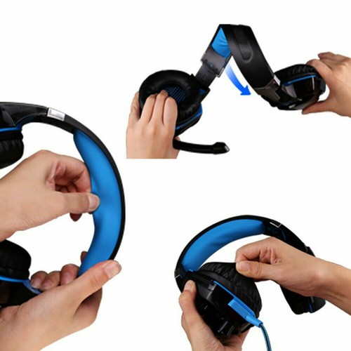 3.5mm Gaming Headset Mic LED Headphones Stereo Surround for PC PS4 Xbox ONE AU - Picture 4 of 16