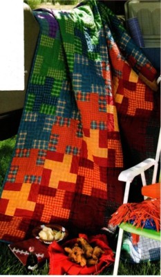 Sunlit Geometrics Quilt Pattern Pieced CP