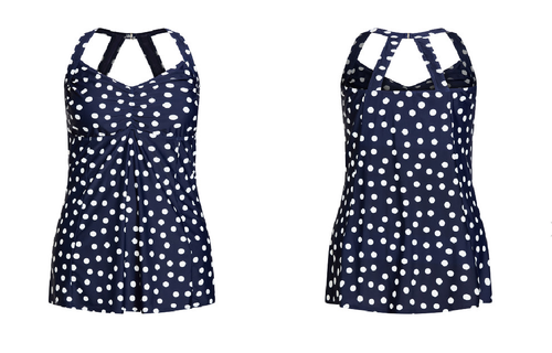 NWT Plus Size 30 Avenue Women's OnePiece Halter Bathing Suit Swim Dress MSRP$110 - Bild 4 von 4