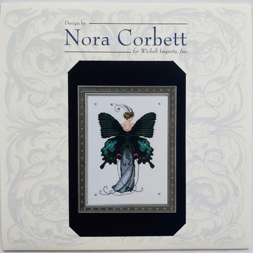 Miss Black Swallowtail Butterfly Cross Stitch Chart and Embellishment Pack NC243 - Picture 21 of 24