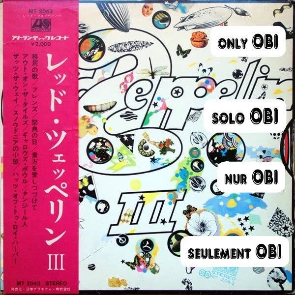 led zeppelin iii japan products for sale | eBay