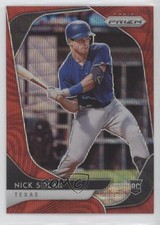 2020 Panini Prizm Tier III Red Wave Prizm 86/99 Nick Solak #232 u5u