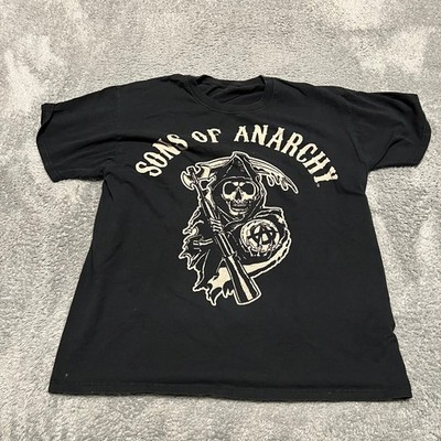 SAMCRO Sons of Anarchy Shirt Mens Large Road Gear  Fear The Reaper  Logo T-Shirt