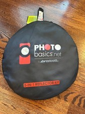 Westcott Photobasics 5-IN-1 Reflector Kit - 40  collapsable - Used