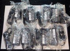 Lot Of8 Genuine Dell 65W PA-12 Family AC Adapter LA65NS2-01 HA65NS5-00 W/AC CORD