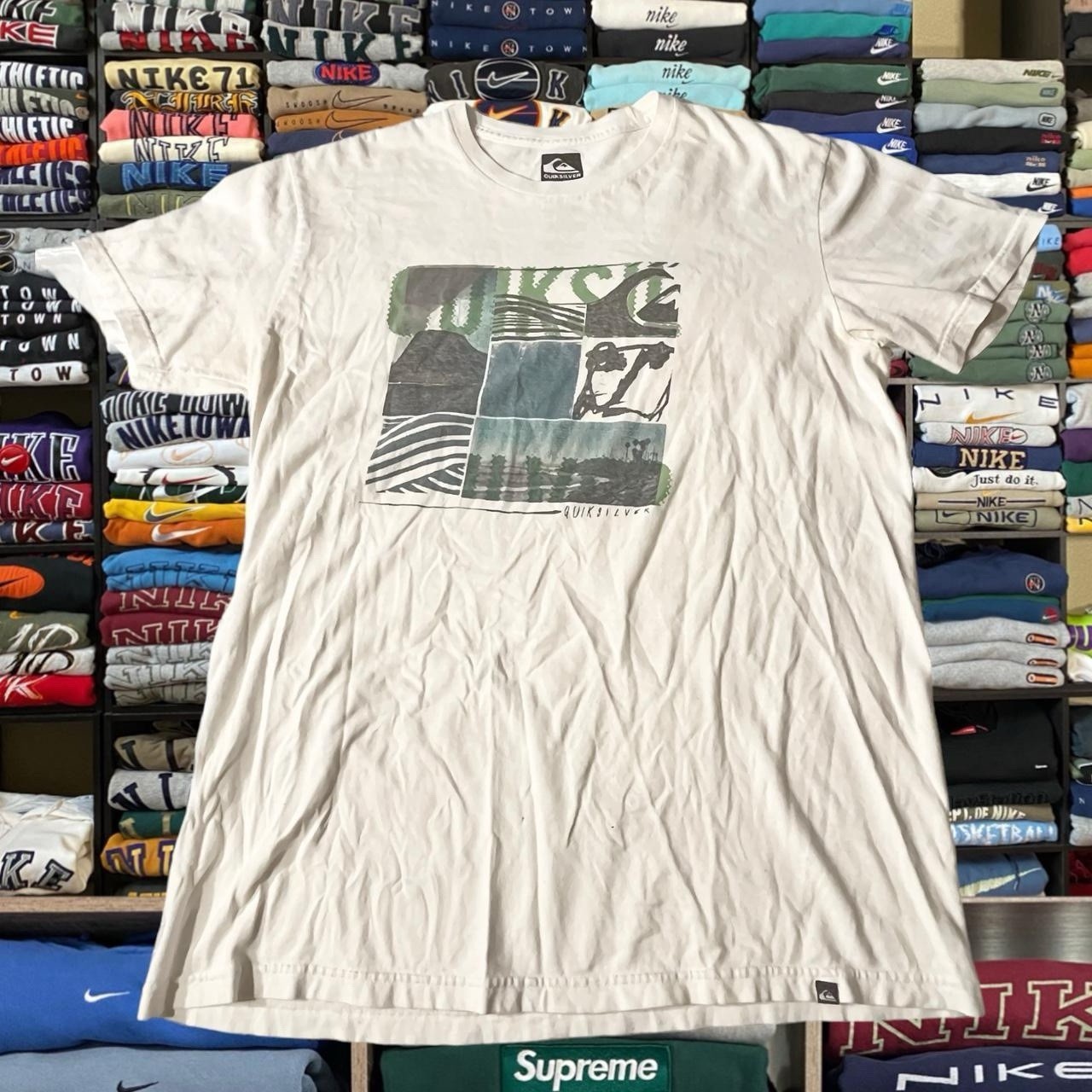 Vintage Y2K quiksilver Surf Sweater/Shirt (Free shipping)  Large