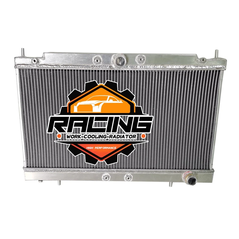 Radiador manual MT de 2 filas para Mitsubishi Eclipse Turbo 1995-1999 1997 1999 L4 2,0 L Foto 4 de 4