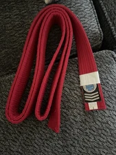 ProForce® 1.75" Double Wrap Solid  Red Judo Karate Martial Arts Belt Size 2 (B2)