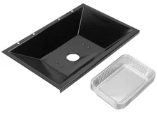 99250 Grease Tray with 10-Pcs 6415 Drip Pan Liner for Weber Spirit E-310 E-32...