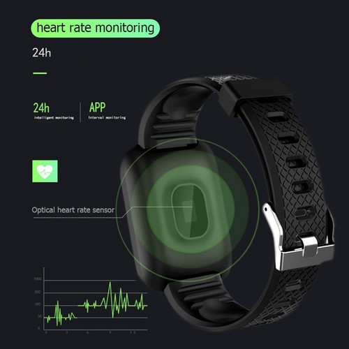 D13 Smart Watch Waterproof Sports Fitness Bracelet Health Heart Rate Moni VA - Zdjęcie 6 z 11