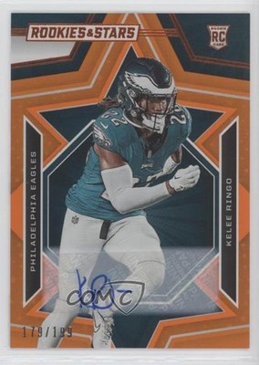 2023 Panini Rookies & Stars Orange Signatures /199 Kelee Ringo #161 Auto RC yj7