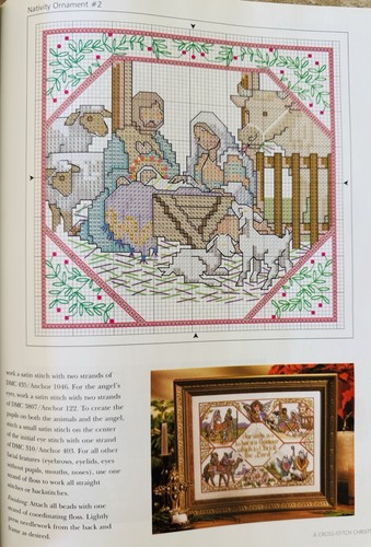 A Cross-Stitch Christmas From Hand and Heart by Craftways Hardcover 2006 - Picture 10 of 11