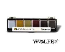 Wolfe 6 Color Palette/Face Paint Kit Monster